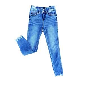 Flying Monkey high rise distressed skinny jeans size 23x25.5